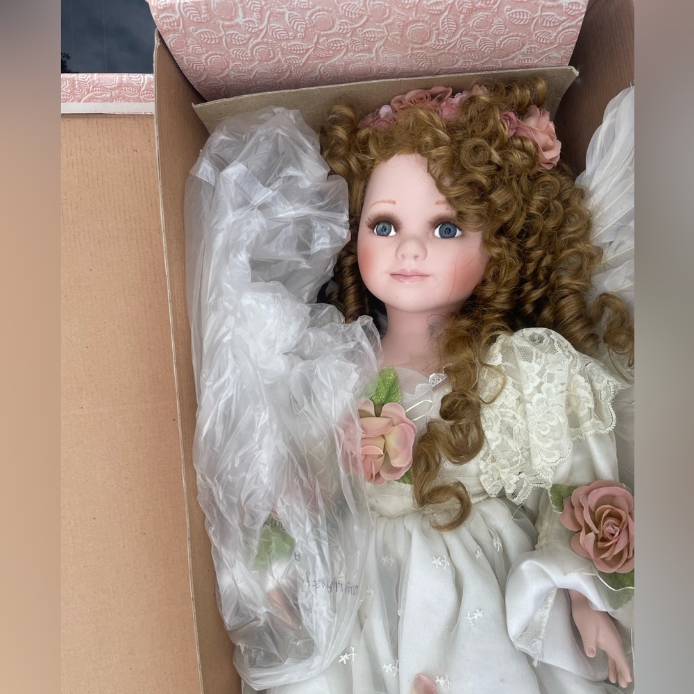 Goldenvale collection ceramic doll